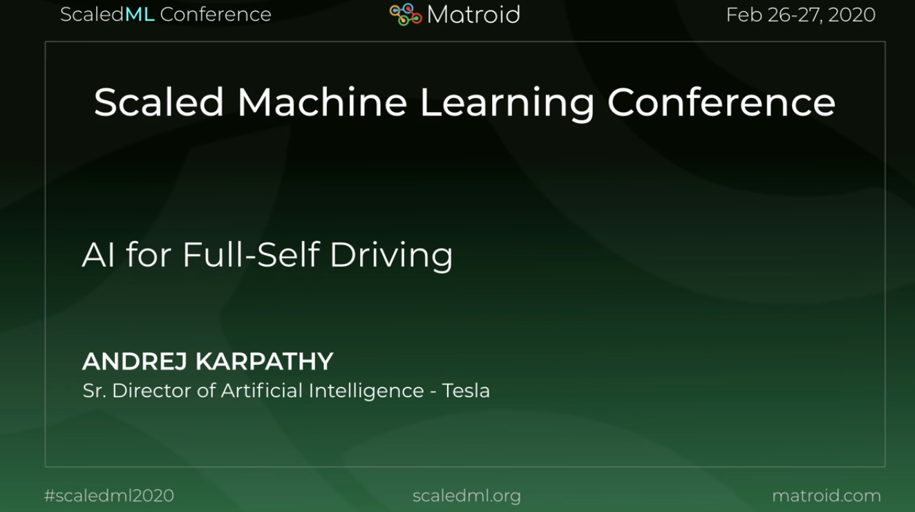 AI for Full-Self Driving at Tesla