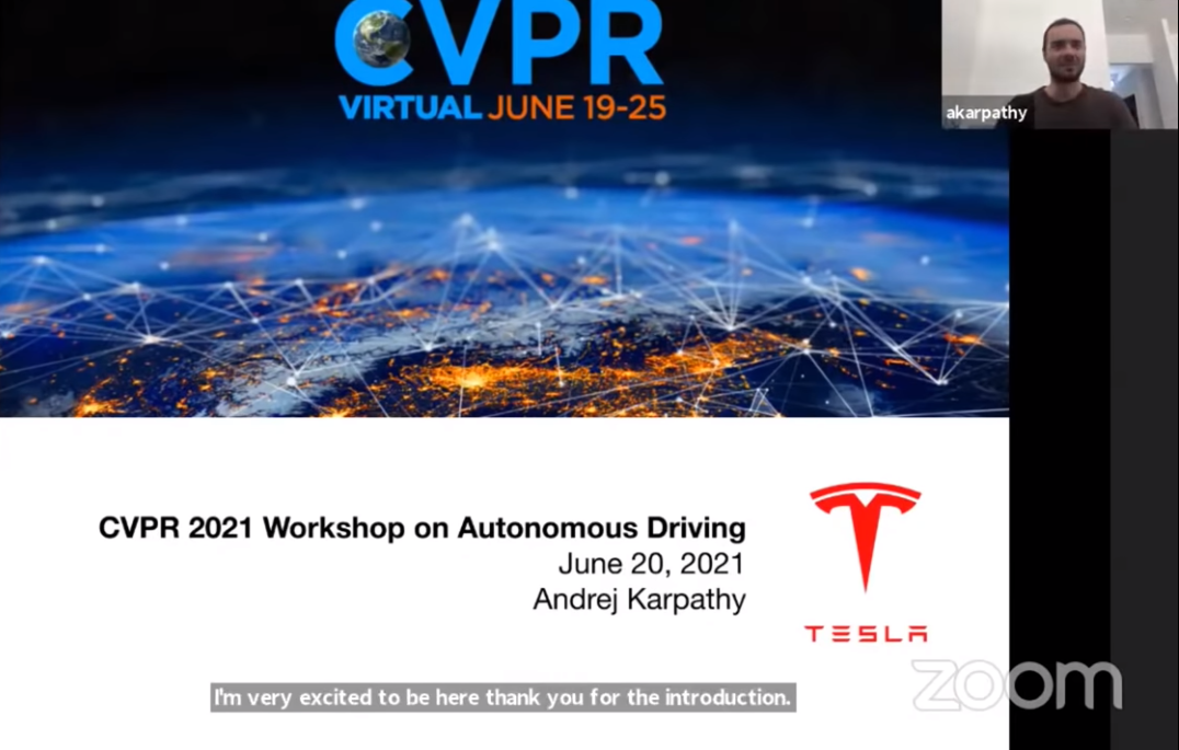 Andrej Karpathy (Tesla) CVPR 2021 Workshop on Autonomous Vehicles 정리