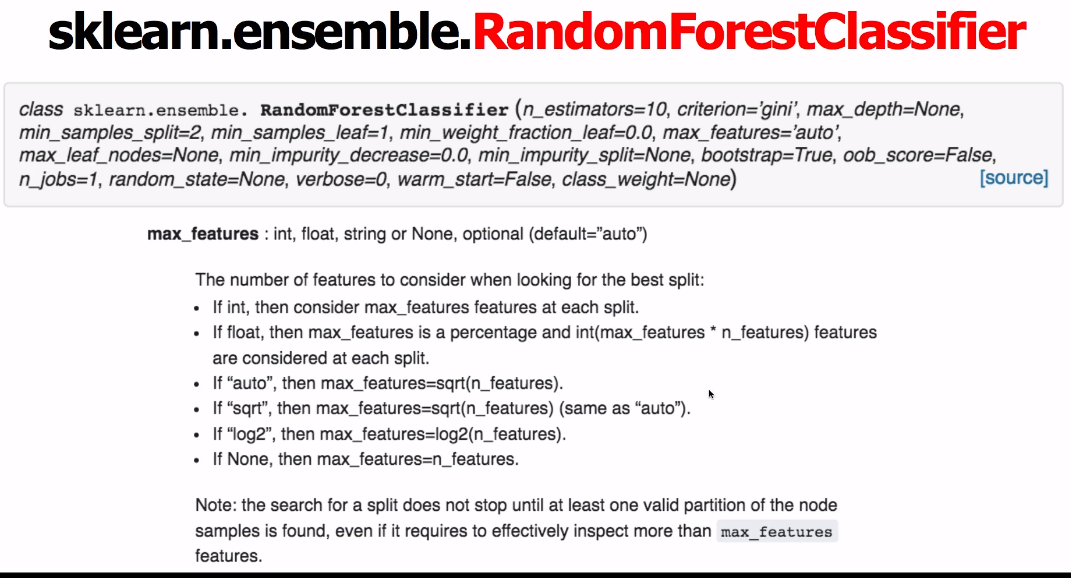 random forest classifier