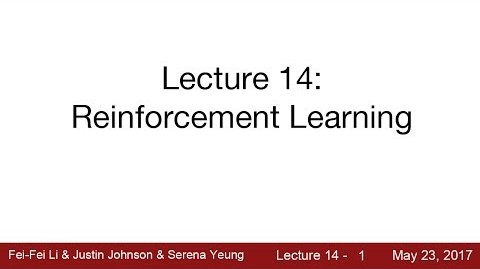 14. Deep Reinforcement Learning
